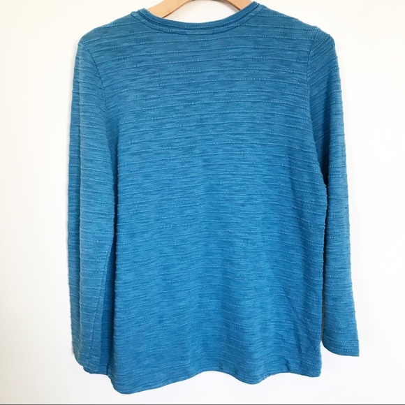 J.Jill blue crewneck - Picture 4 of 4